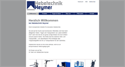 Desktop Screenshot of hebetechnik-heymer.de